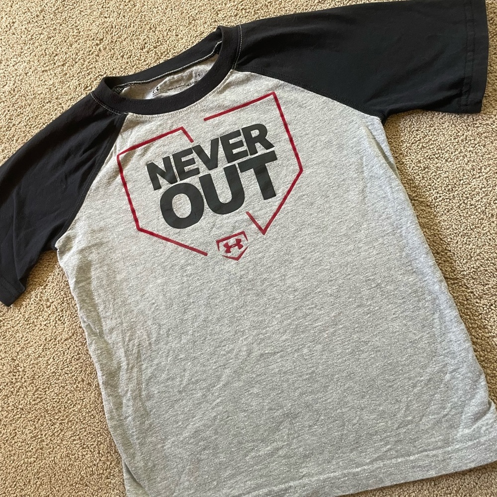 Under Armour Never Out Baseball Shirt